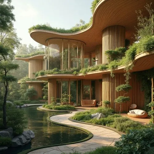 Futurism Style Public Administration Buildings Design Ideas