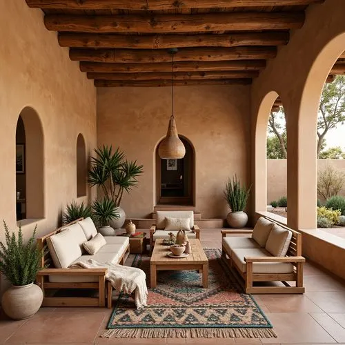 Southwestern Style Building Interior Design Ideas