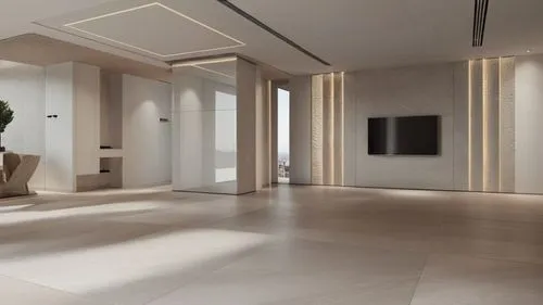 A minimal interior design of an apartment. Add some sofa like the sample ,an empty, empty room with large mirrors and some plants,luxury home interior,modern minimalist bathroom,interior modern design