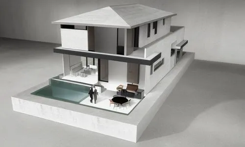 modern, minimalist architecture, Tadao Ando style,model house,modern minimalist bathroom,cubic house,3d rendering,modern house,miniature house,archidaily,inverted cottage,house with lake,pool house,do