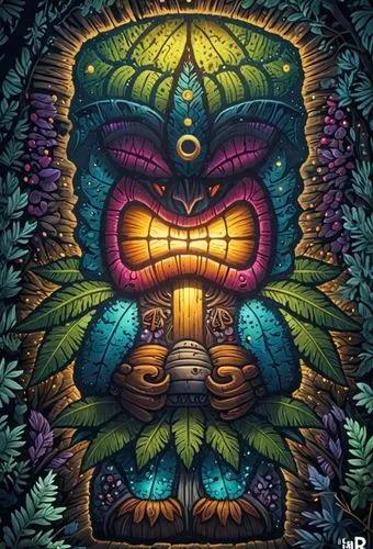 an illustration of a tree, a plant and the words'beware of the leaves'in yellow,tropical butterfly,tapestry,aurora butterfly,tribal,mandala flower illustration,mandala elephant,mandala,kaleidoscope ar