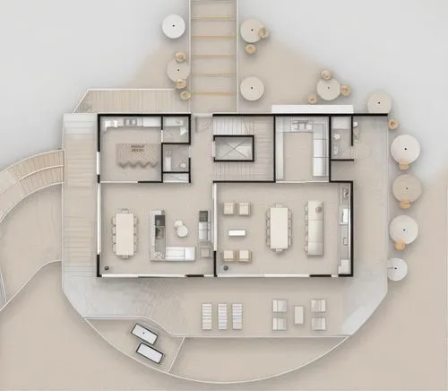 floor plan of a house, with porcelain floors, light-colored furniture, and realistic materials,floorplan home,floor plan,house floorplan,penthouse apartment,architect plan,an apartment,acoustic-electr