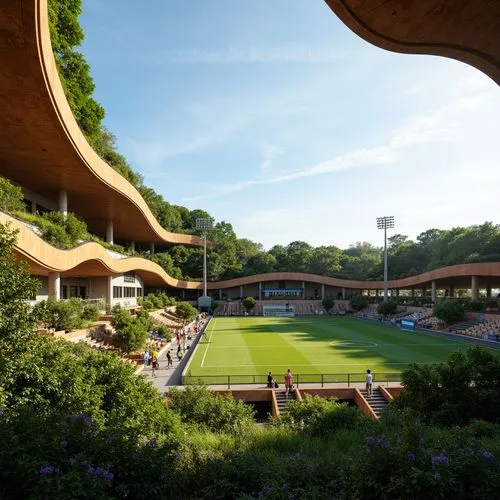 Soccer Stadium Organic Architecture Design Ideas