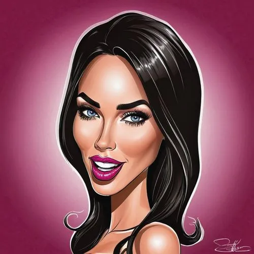 Megan Fox,nayer,kimora,caricatures,caricature,devonne,caricaturist,vector illustration,caricatured,kim,kimmy,shayk,latell,dela,kameron,tonioli,drita,alsou,lali,aliyeva,snezana