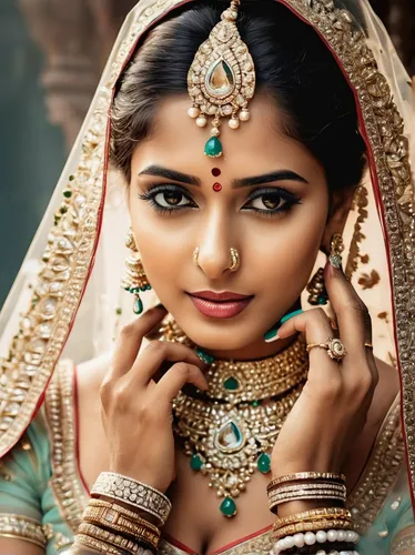 Indians Show Immense Love And Passion For Jewellery An Indian Bride Is Never Complete Without Proper,indian bride,indian woman,indian girl,bridal jewelry,bridal accessory,east indian,indian girl boy,r