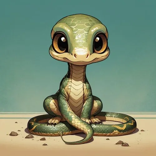 A baby snake,a small green snake sitting on top of a table,beach snake,little crocodile,baby snake,snake charming,little alligator,salamander,constrictor,reptile,alligator lizard,snake,herpetologist,r