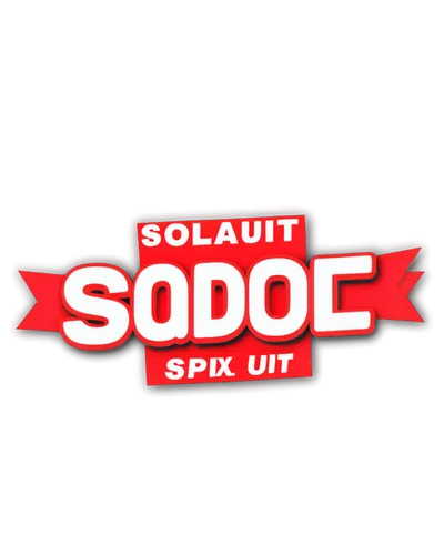 Sold out sign, transparent background, bold font, red text, white outline, glossy finish, reflective surface, slight shadow, 3/4 composition, soft lighting, shallow depth of field, vibrant color tone.