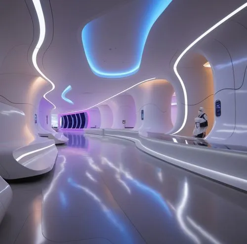 spaceship interior,futuristic art museum,ufo interior,sky space concept,futuristic landscape,futuristic architecture,spaceport,spaceship space,airspaces,futuristic,cyberknife,spaceports,hallway space,