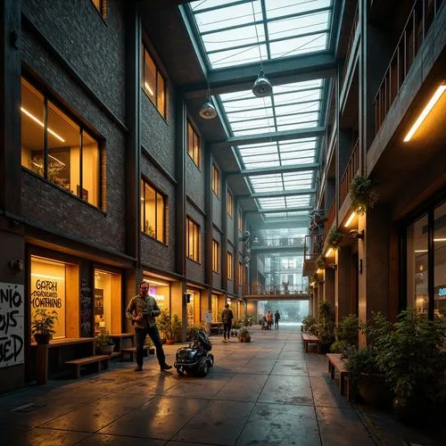 Warehouse Futurism style Building Architecture Design Ideas
