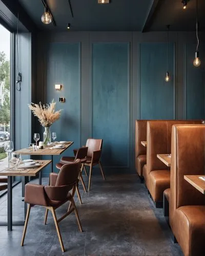 chairs are arranged around a table in the room,fesci,banquette,blythswood,contemporary decor,bellocq,andaz,Photography,General,Realistic