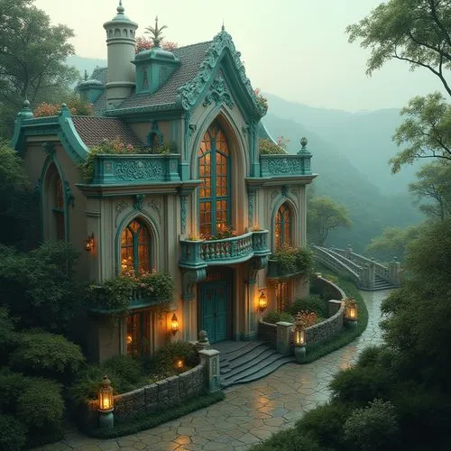 Energy Plant Romanticism Style Building Design Ideas