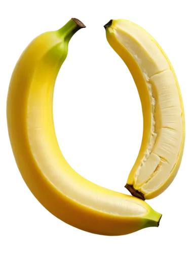 Peeled banana, yellow skin, creamy white flesh, gentle curve, natural light, soft focus, shallow depth of field, warm color tone, still life, close-up shot, 1/2 composition, realistic texture, detaile