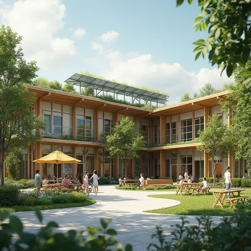 Futurism Style Schools Architecture Design Ideas