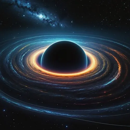 Cosmic background, galaxy, stars, nebula, vibrant colors, inverted color scheme, stable diffusion patterns, swirling clouds of gas, wispy tendrils, glowing accretion disk, celestial body, planetary ri