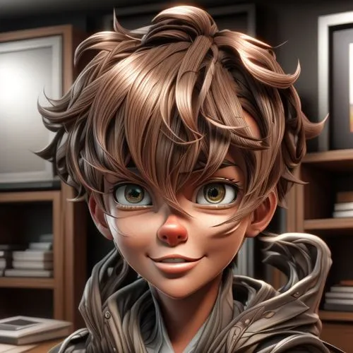 tracer,anime 3d,edit icon,anime boy,anchovy,3d rendered,cute cartoon character,animator,portrait background,cg artwork,illustrator,cinnamon girl,penny,custom portrait,3d model,material test,candela,ho