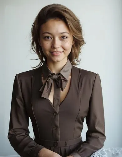 My girlfriend.,a woman sitting on top of a bed wearing a tie,maisuradze,teodorescu,bukharbayeva,daya,matviyenko,szohr,kazakh,hamulack,nabiullina,karavaeva,azalina,gulnara,karimova,gagloyeva,matvienko,