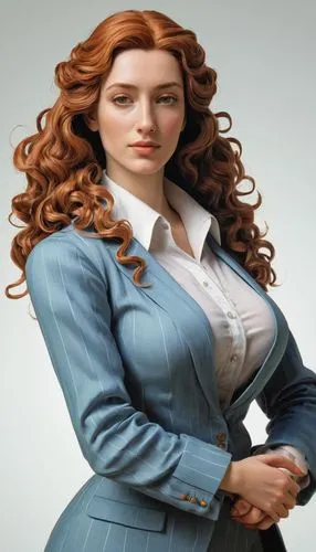 巨乳女秘书,a realistic woman in blue and gray suit and white shirt,bussiness woman,secretarial,businesswoman,business woman,manageress,business women,Art,Classical Oil Painting,Classical Oil Painting 43