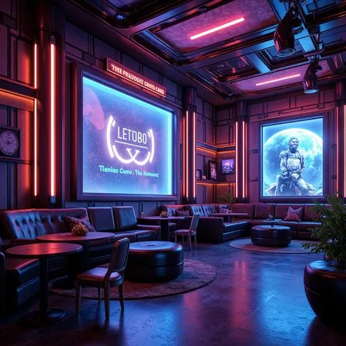 Bar Futurism Style Building Design Ideas