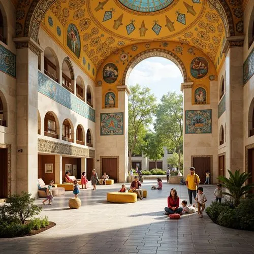 Kindergarten Byzantine Style Building Design Ideas