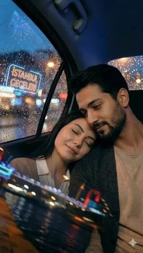 romantic scene,in the rain,rain on window,beautiful frame,car window,drive through,downpour,passenger,in car,beautiful couple,rain,blue rain,walking in the rain,light rain,couple in love,silver rain,r