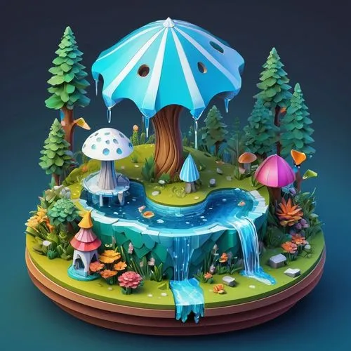 Fantasie figur mit einem pilz
,mushroom landscape,mushroom island,summer umbrella,fairy forest,wishing well,fairy house,fairy world,parasols,fairy village,forest mushroom,floating island,parasol,raind