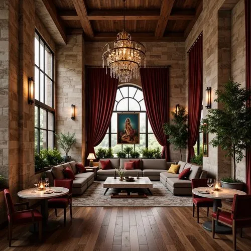 Byzantine Style Dining Hall Architecture Design Ideas