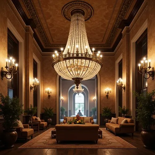 Factory Baroque Style Building Interior Design Ideas