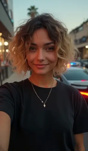 camera,la,cameras,tee,a girl with a camera,her,tori,blurrier,blurred background,real estate agent,fish eye,scuffed,edit,petite,leech,the face of god,genes,in a shirt,ad,camera man