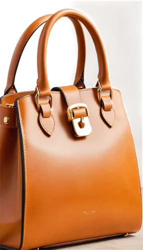 High-quality leather handbag, gold metal buckle, soft brown texture, worn-out handle, slight scratch on surface, casual hold by right hand, morning sunlight, shallow depth of field, 3/4 composition, w