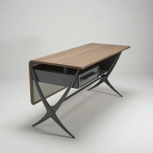 Furniture Design,a modern black and brown desk with mirror,folding table,wooden desk,school desk,desks,writing desk,rietveld