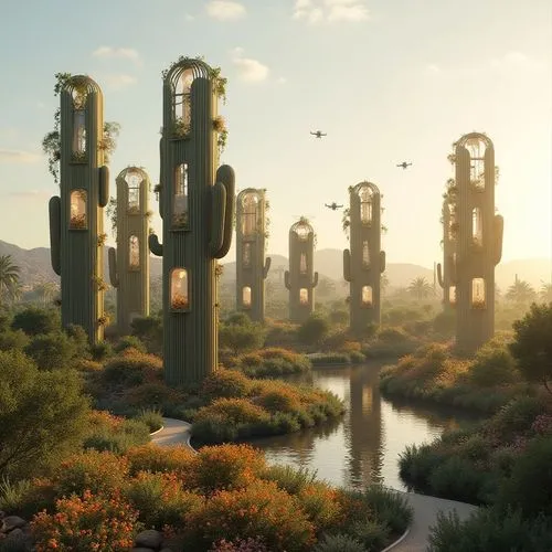 Bio-inspired Solutions in Desert