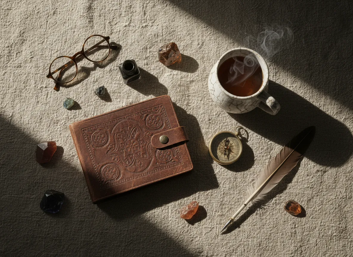 AI-जनरेटेड फ्लैट ले का क्लोज-अप विवरण, जो एक सतह पर यथार्थवादी शैडो और बनावट को उजागर करता है।