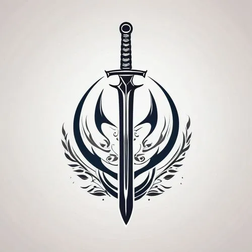 Sword pattern, mythological style, logo design,khanda,arryn,northmen,broadsword,longsword,valinor,awesome arrow,esperion,dauntless,sindarin,elendil,hoplite,greyjoy,arrow logo,broadswords,unsullied,sci