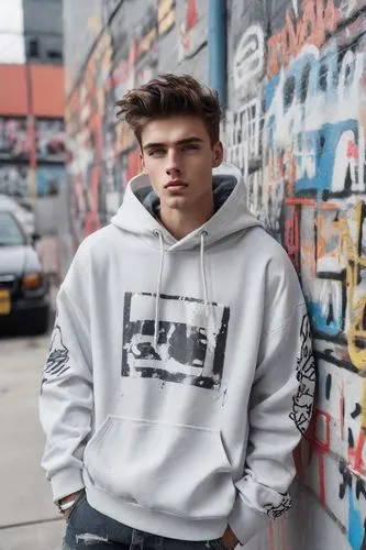 model headshot，Men's Fashion，
Streetwear Chic,sweatshirt,hoodie,photos on clothes line,boys fashion,lukas 2,pullover,street fashion,young model,boy model,pictures on clothes line,skater,urban,men's we