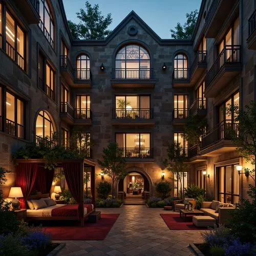 Gothic Style Hostel Architectural Design Ideas