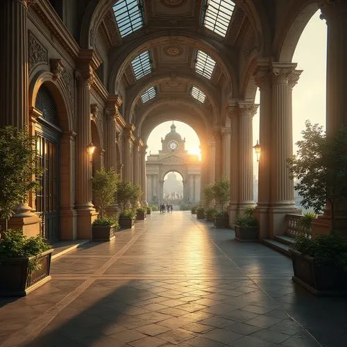 Train Station Regionalism Style Architecture Design Ideas
