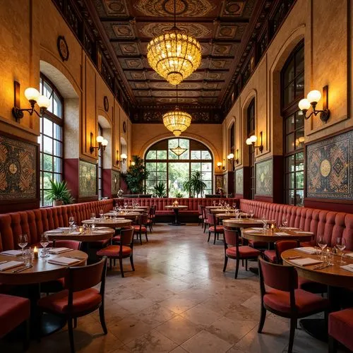 Byzantine Style Dining Hall Architecture Design Ideas