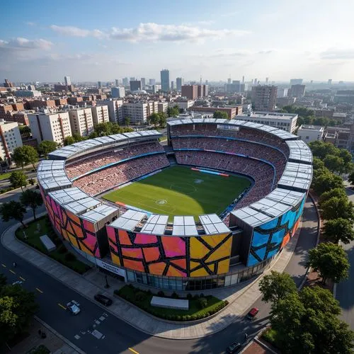 Football Stadium Renaissance Style Design Ideas