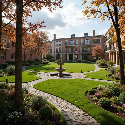 Campus Art Deco Style Architecture Design Ideas