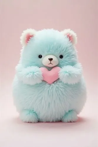 Plush toy Design,a fluffy texture,jellycat produced, 1 stuffed animal in the shape of a cake，light blue, light pink ,soft and delicate, clean background, Studio lighting, soft light


















