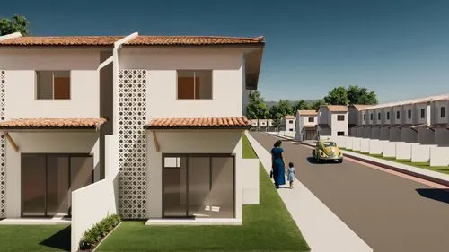 tile roof ,new housing development,townhouses,3d rendering,block of houses,housing,residential house,blocks of houses,apartments,row of houses,prefabricated buildings,apartment house,apartment buildin