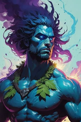  ,a man in blue suit with purple and blue foliage,avenger hulk hero,sea god,hulk,cleanup,garrison,woad,defend,wind warrior,sea man,god of the sea,incredible hulk,wall,merman,color 1,mightiest,swami,de