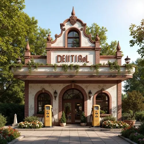 Gas Station Green Architecture Design Ideas
