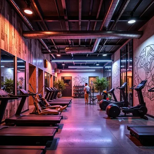 Home Gym Postmodernism Style Interior Design Ideas