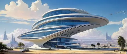 "Zaha Hadid quotes on architecture", 
Prompt,futuristic architecture,futuristic landscape,arcology,futuristic art museum,sky space concept,ordos,solar cell base,jetsons,skylstad,superstructures,spacep