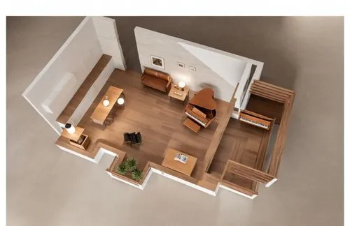 Piano,,an overhead view of a living room and bedroom,floorplan home,floorplans,house floorplan,habitaciones,floorplan,model house,Photography,General,Realistic