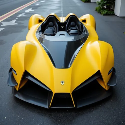 a yellow and black race car with a very nice look,dallara,reventon,vitesse,bbci,marussia,sportscar,supercar car,batmobile,caparo,american sportscar,sv,slingshot,yellowjacket,supercar,spyder,oreca,lamb