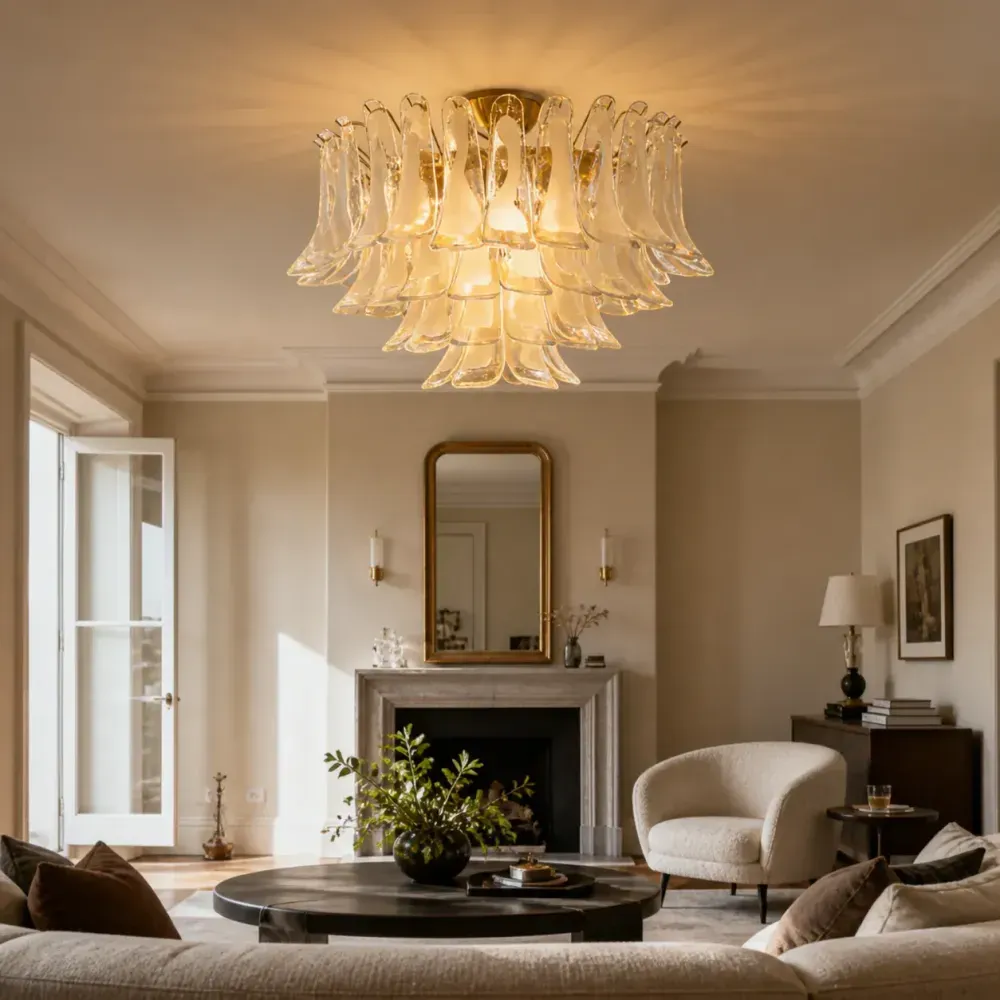 Calvera Murano Glass Ceiling Lamp