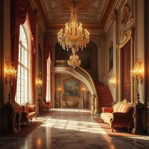 Penthouse Baroque Style Building Design Ideas