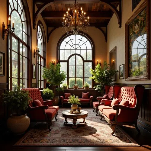 Laboratory Art Nouveau Style Interior Design Ideas